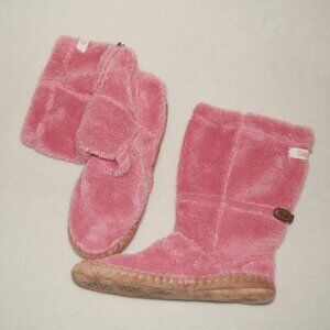 NWOT GAP 11" Tall Slipper Boots, Pink, Women Size M (7/8)